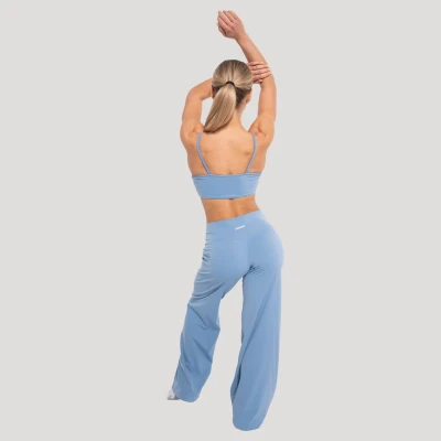 GymBeam Dámský sportovní top Flow Azure –