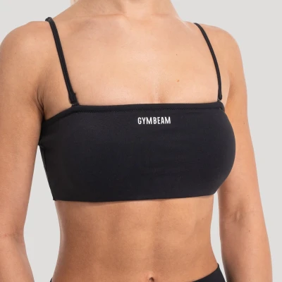 GymBeam Dámský sportovní top Flow Black