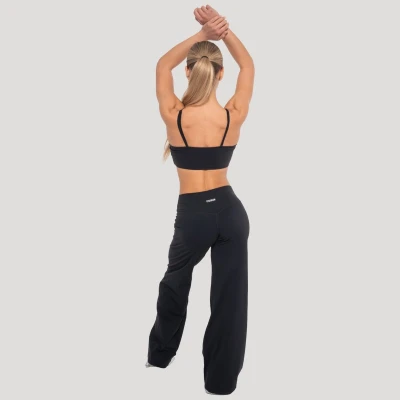 GymBeam Dámský sportovní top Flow Black