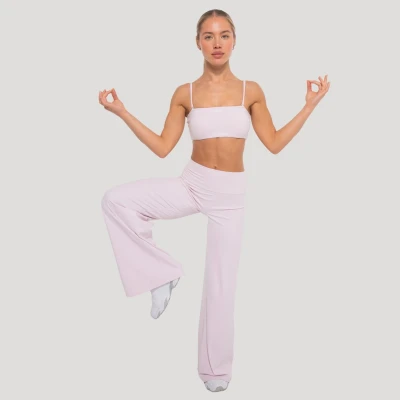 GymBeam Dámský sportovní top Flow Blush