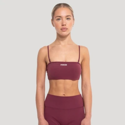GymBeam Dámský sportovní top Flow Wine