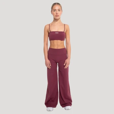 GymBeam Dámský sportovní top Flow Wine