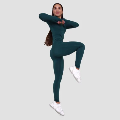 GymBeam Dámský sportovní top Ignite Dark Green