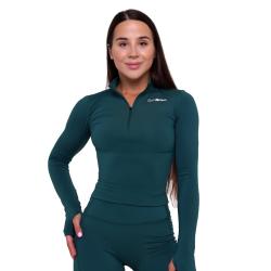 GymBeam Dámsky športový top Ignite Dark Green