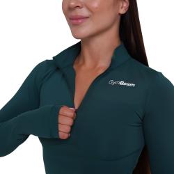 GymBeam Dámsky športový top Ignite Dark Green
