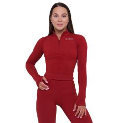 GymBeam Dámský sportovní top Ignite Dark Red
