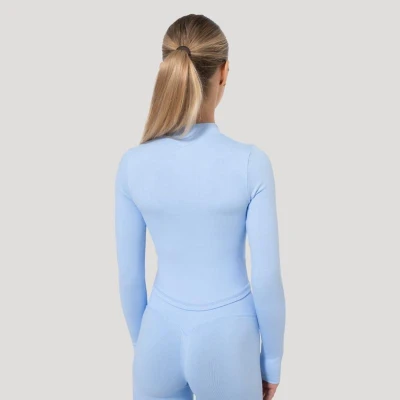 GymBeam Dámský sportovní top Luma Baby Blue