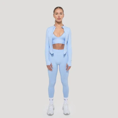GymBeam Dámský sportovní top Luma Baby Blue