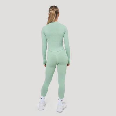 GymBeam Dámský sportovní top Luma Pistachio