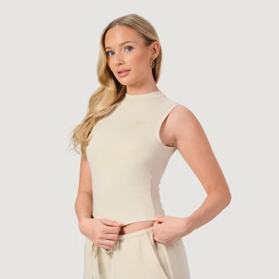 GymBeam Dámský Top Turtleneck NEO Almond