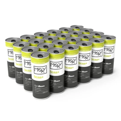 GymBeam Energetický nápoj MOXY bcaa+ 330 ml 24 x 330 ml