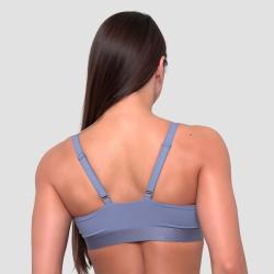 GymBeam Essence String Sports Bra Denim Blue