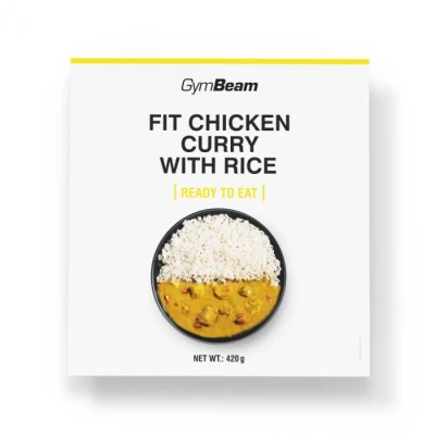 GymBeam FIT Kuřecí kari s rýží Ready to eat 6 x 420 g GymBeam FIT Kuřecí kari s rýží Ready to eat 6 x 420 g