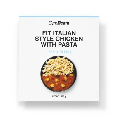 GymBeam FIT Kuřecí s těstovinami na italský způsob Ready to eat 6 x 420 g GymBeam FIT Kuřecí s těstovinami na italský způsob Ready to eat 6 x 420 g