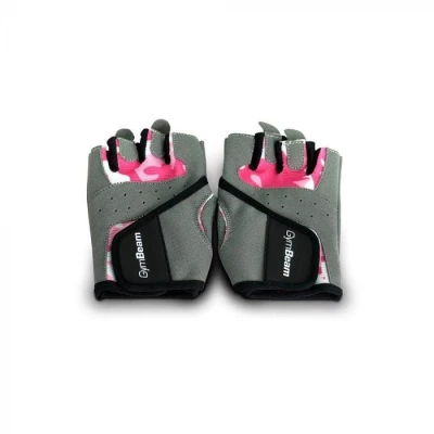 GymBeam Fitness Dámské rukavice Camo Pink GymBeam Fitness Dámské rukavice Camo Pink