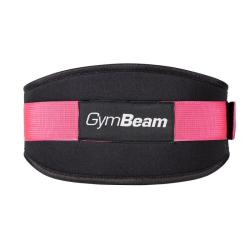 GymBeam Fitness neoprénový opasok LIFT Black Pink IBA M (VÝPREDAJ)
