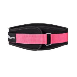 GymBeam Fitness neoprénový opasok LIFT Black Pink IBA M (VÝPREDAJ)