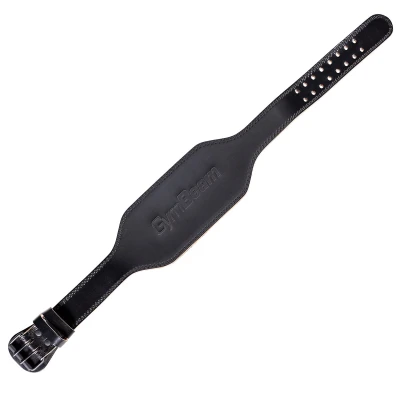 GymBeam Fitness opasek celokožený black