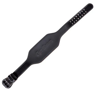 GymBeam Fitness opasek celokožený black