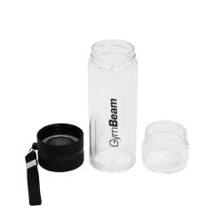 GymBeam Glass Infuser Bottle 400 ml