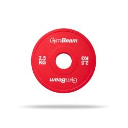 GymBeam Gumový frakčný kotúč 51 mm 2,5 kg GymBeam Gumový frakčný kotúč 51 mm 2,5 kg