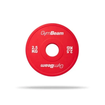 GymBeam Gumový frakční kotouč 51 mm 2.5 kg GymBeam Gumový frakční kotouč 51 mm 2.5 kg