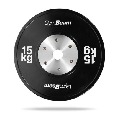 GymBeam Gumový kotouč Competition Bumper 15 kg GymBeam Gumový kotouč Competition Bumper 15 kg
