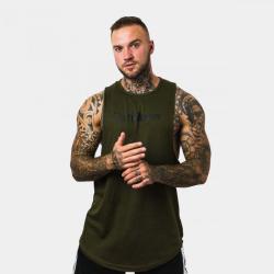 GymBeam Tielko Cut Off Military Green GymBeam Tielko Cut Off Military Green