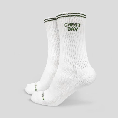GymBeam GymRat Socks 3Pack White LEN L (VÝPREDAJ)