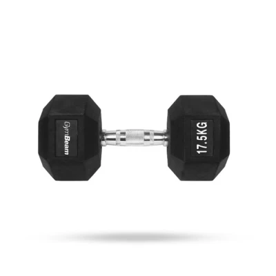 GymBeam Hexagonal White 17,5 kg jednoručka