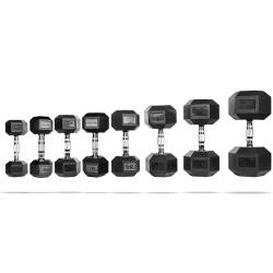 GymBeam Hexagonální jednoručka 12.5 kg