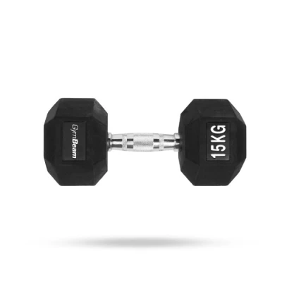 GymBeam Hexagonální jednoručka 15 kg