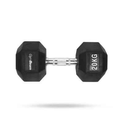 GymBeam Hexagonální jednoručka 20 kg
