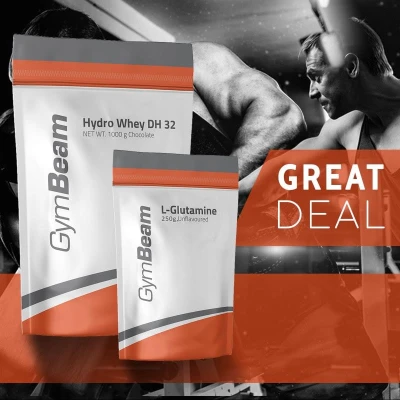 GymBeam Hydro Whey DH 32 syrovátkový hydrolyzát 1000 g