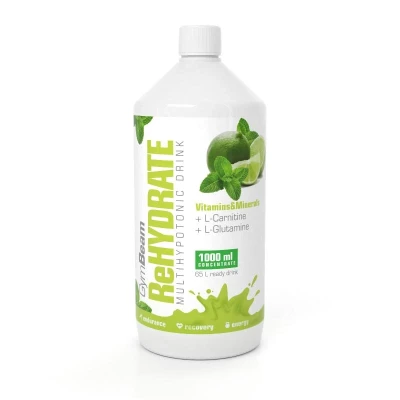 GymBeam Iontový nápoj ReHydrate 1000 ml POUZE růžový grapefruit (VÝPRODEJ)