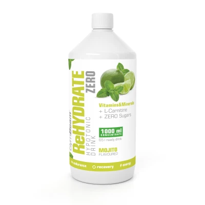 GymBeam Iontový nápoj ReHydrate ZERO 1000 ml