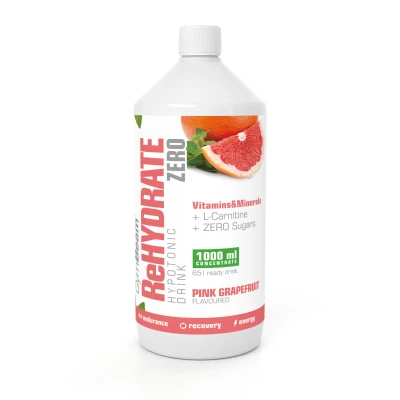 GymBeam Iontový nápoj ReHydrate ZERO 1000 ml