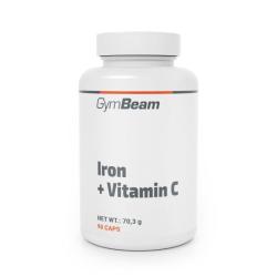 GymBeam Iron + Vitamin C 90 kaps.