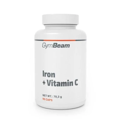 GymBeam Iron + Vitamin C 90 kaps. GymBeam Iron + Vitamin C 90 kaps.