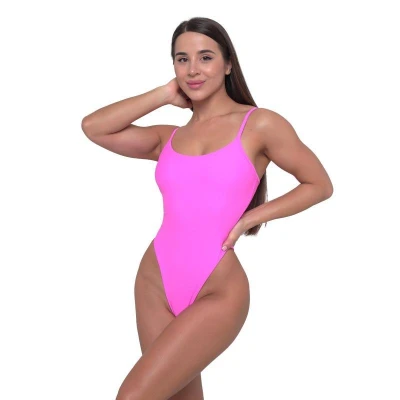 GymBeam Jednodílné plavky ARUBA Pink POUZE XS (VÝPRODEJ)
