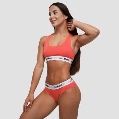 GymBeam Kalhotky Briefs 3Pack Strawberry Red