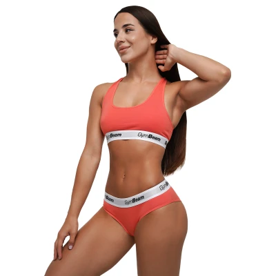 GymBeam Kalhotky Briefs 3Pack Strawberry Red