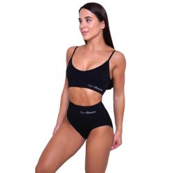 GymBeam Kalhotky Highrise 2Pack Black POUZE L (VÝPRODEJ)