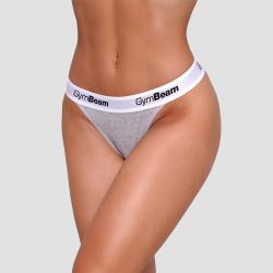GymBeam Kalhotky Tanga 3Pack Grey