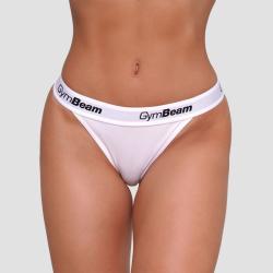 GymBeam Kalhotky Tanga 3Pack White GymBeam Kalhotky Tanga 3Pack White