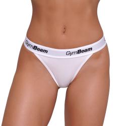 GymBeam Kalhotky Tanga 3Pack White