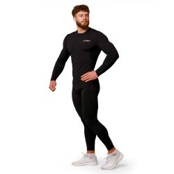 GymBeam Kompresní legíny Mid Black