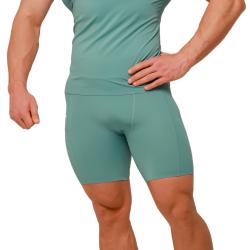 GymBeam Kompresní šortky Mid Blue