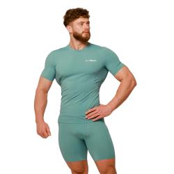 GymBeam Kompresní šortky Mid Blue