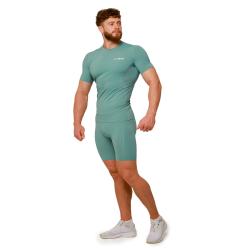 GymBeam Kompresní šortky Mid Blue